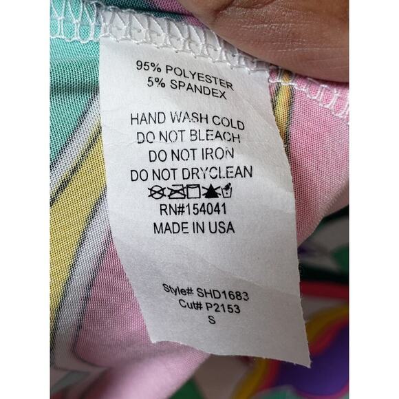 Spring Haze Long Maxi Dress Women's S Multicolor Floral Cutout Open Back V Neck - Picture 6 of 11